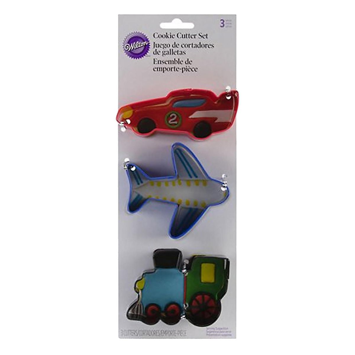 WILTON - Set de Cortadores Galletas Wilton Transportes Inoxidable 3 Unidades