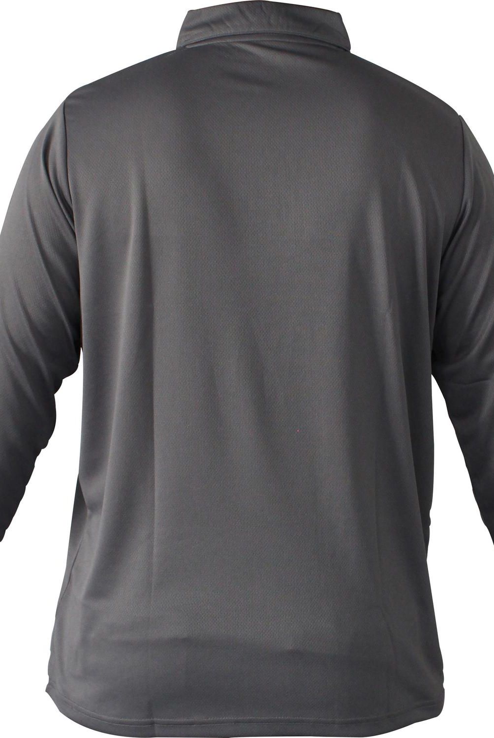 ALASKA - Polera cool dry manga larga gris talla m