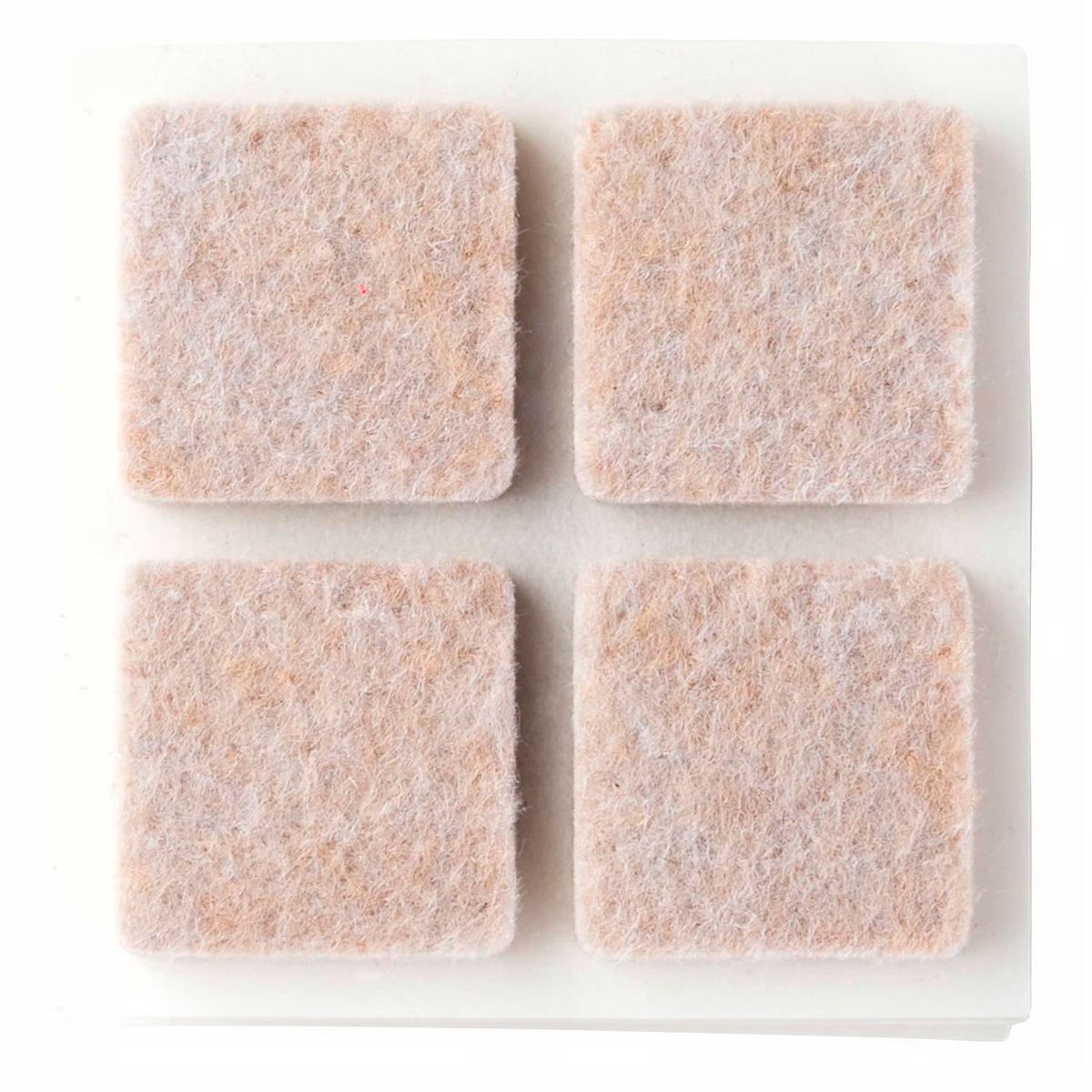 SCOTCH - Fieltros protectores cuadrados beige 16 unidades