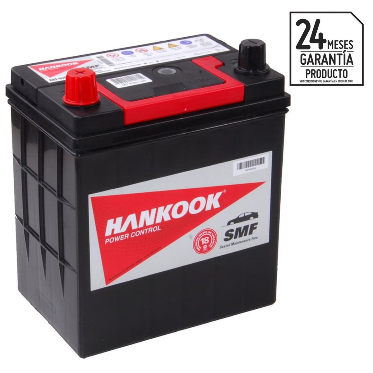 HANKOOK - Batería de Auto 35 Ah Positivo Izquierdo 330 CCA