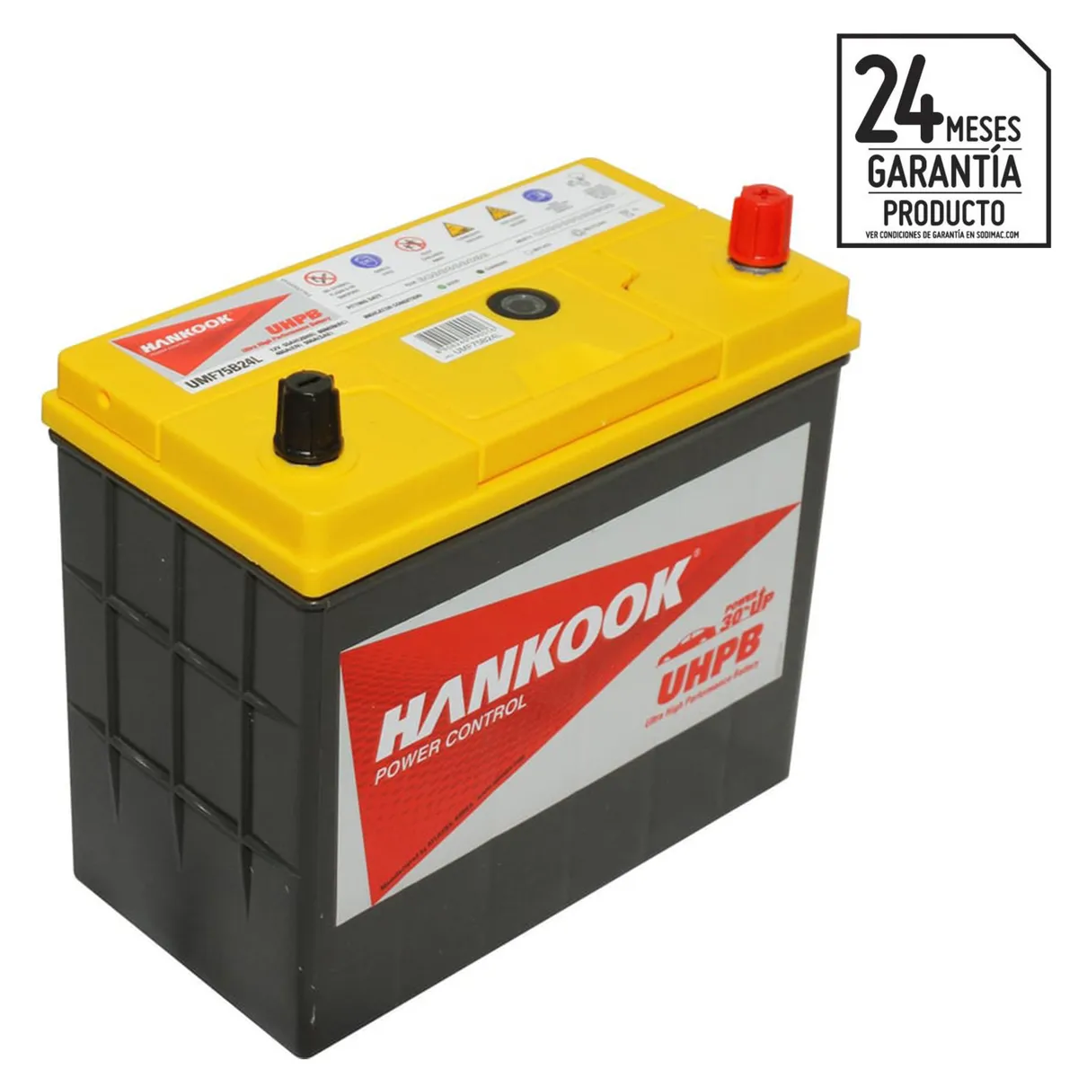 HANKOOK - Batería de Auto 55 Ah Positivo Derecho 500 CCA