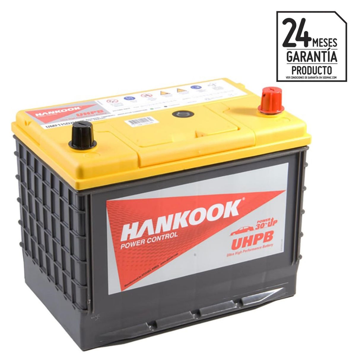 HANKOOK - Batería de Auto 85 Ah Positivo Derecho 750 CCA