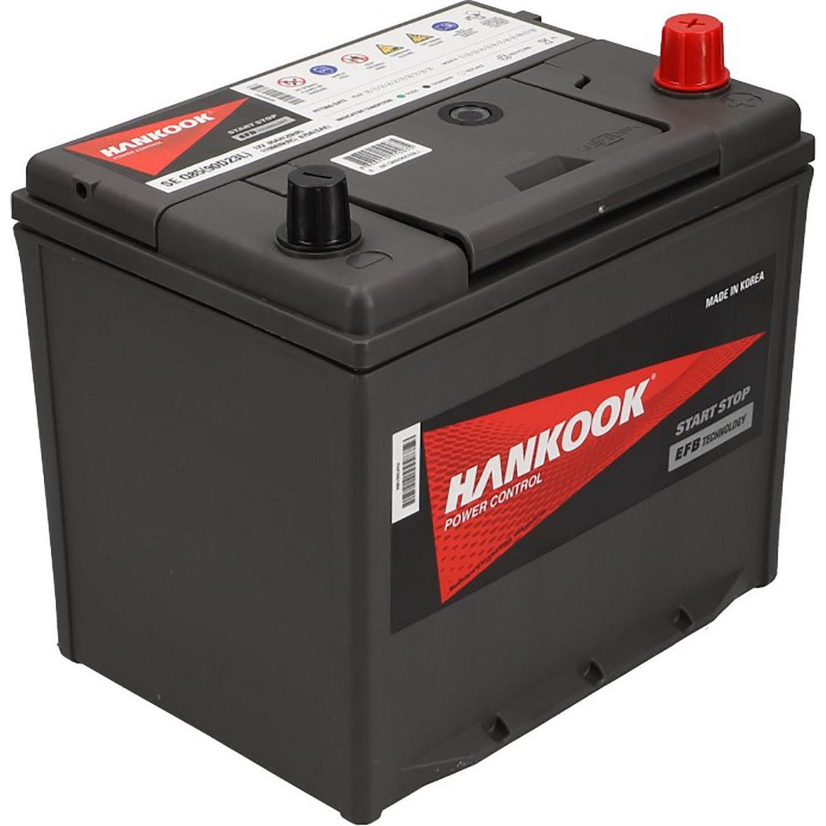 HANKOOK - Batería de Auto 65 Ah Positivo Derecho 670 CCA