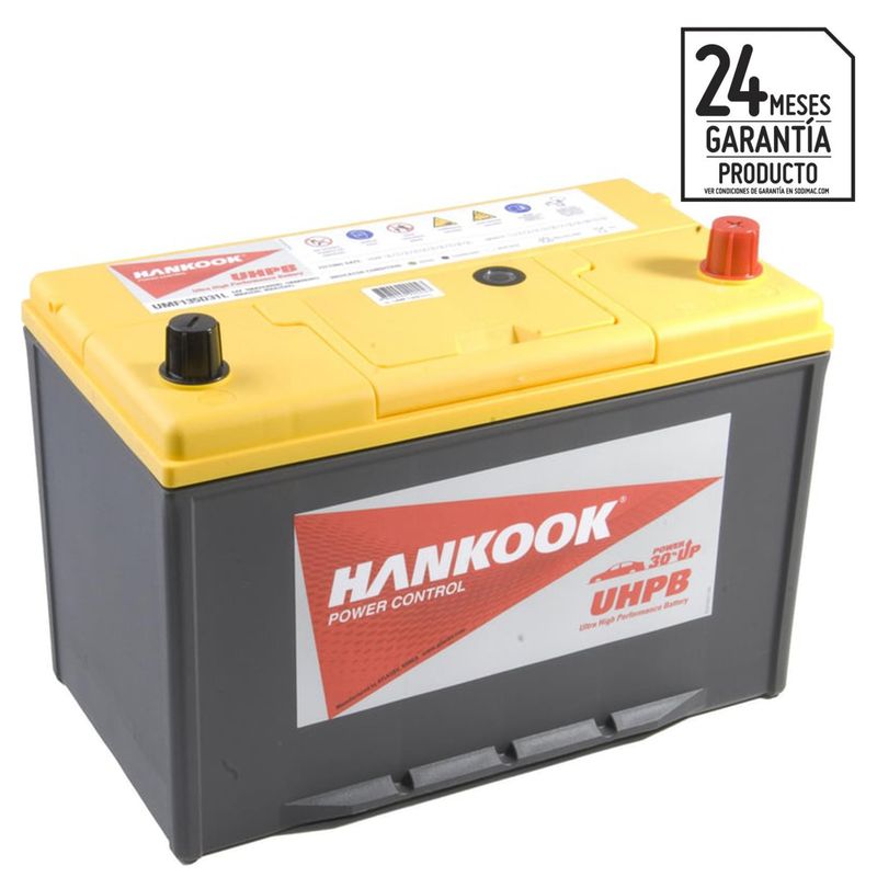 HANKOOK - Batería de Automóvil 100 Ah Positivo Derecho 850 CCA