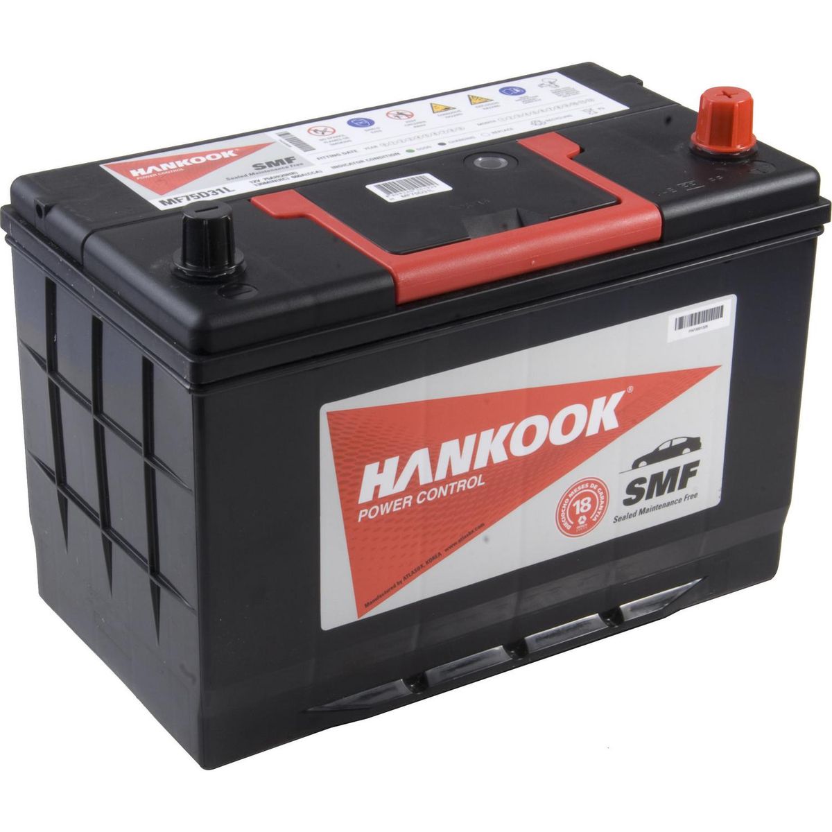 HANKOOK - Batería de Auto 75 Ah Positivo Derecho 660 CCA