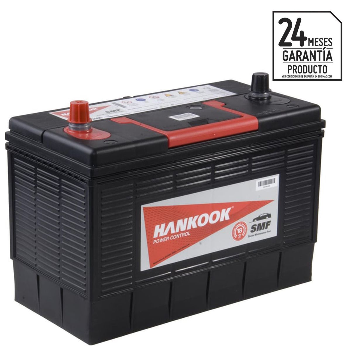 HANKOOK - Batería de Auto 105 Ah Positivo Izquierdo 1000 CCA