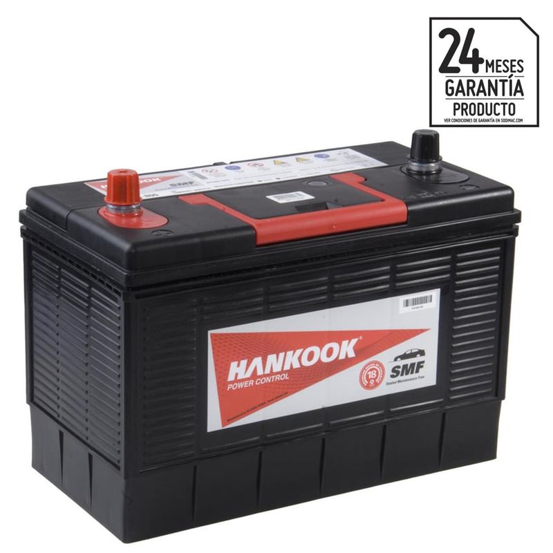 HANKOOK - Batería de Automóvil 100 Ah Positivo Izquierdo 800 CCA