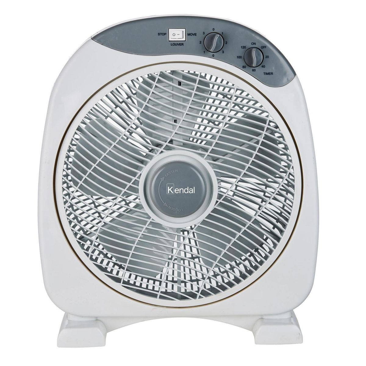 KENDAL - Ventilador box 12" blanco