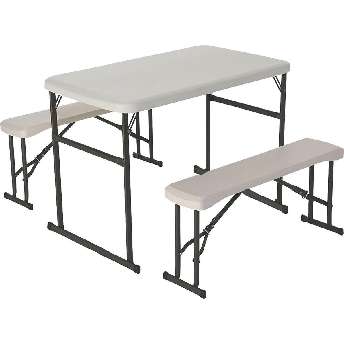 NORTHWEST - Set de Picnic Plegable Rectangular 73 cm Blanco