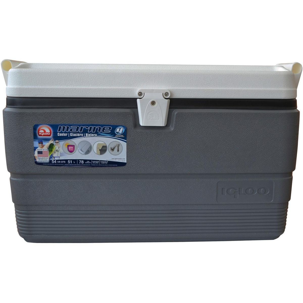 IGLOO - Nevera Igloo Marine 51 l Gris/ Blanco