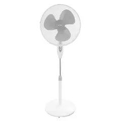 KENDAL - Ventilador de pedestal 16" blanco