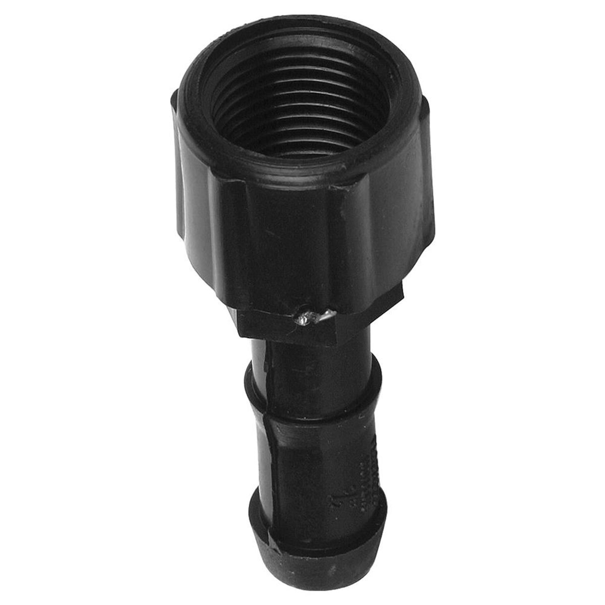 HOFFENS - Terminal Polietileno PACK 3 1/2" Negro 3u