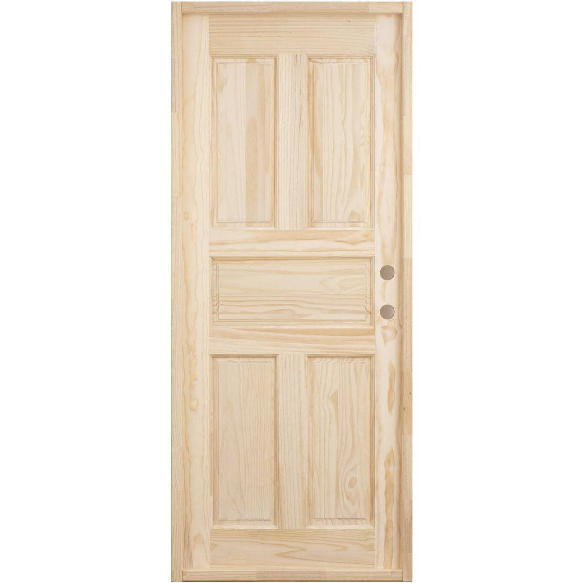 HOLZTEK - Puerta Pino 5 paneles Dual con perforación