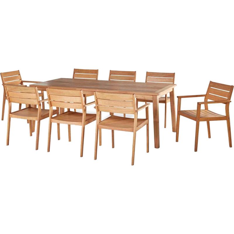 GRUPO LINK - Juego de Comedor de Terraza 8 Personas