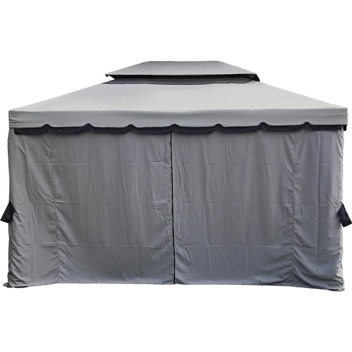 GRUPO LINK - Toldo con Cotinas Pérgola 4x3 metros Gris