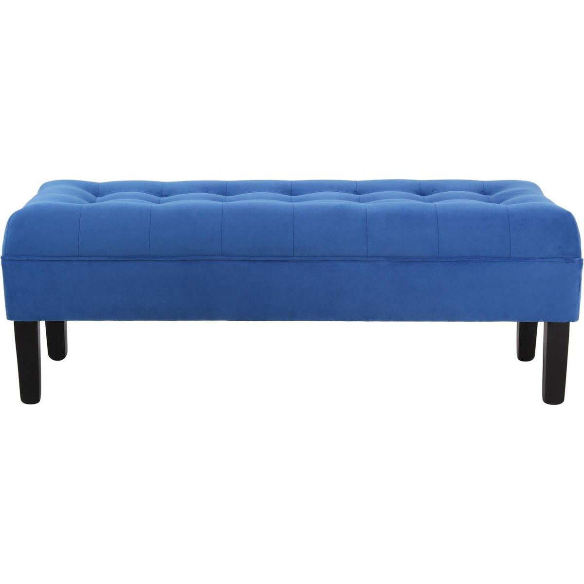 BODEVIR - Banqueta 42x45x120 cm felpa azul rey