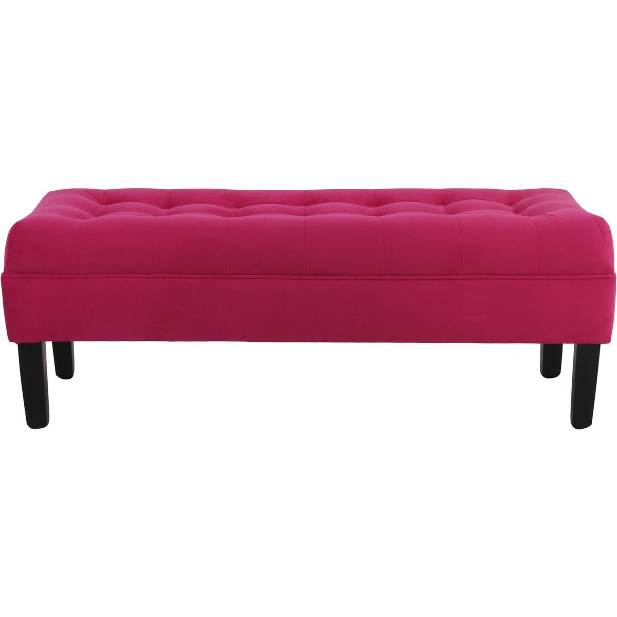 BODEVIR - Banqueta 42x45x120 cm felpa fucsia