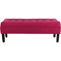 BODEVIR - Banqueta 42x45x120 cm felpa fucsia