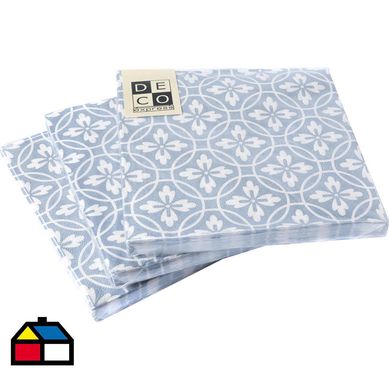 Servilletas de Papel 16,5x16,5 cm 20 Unidades