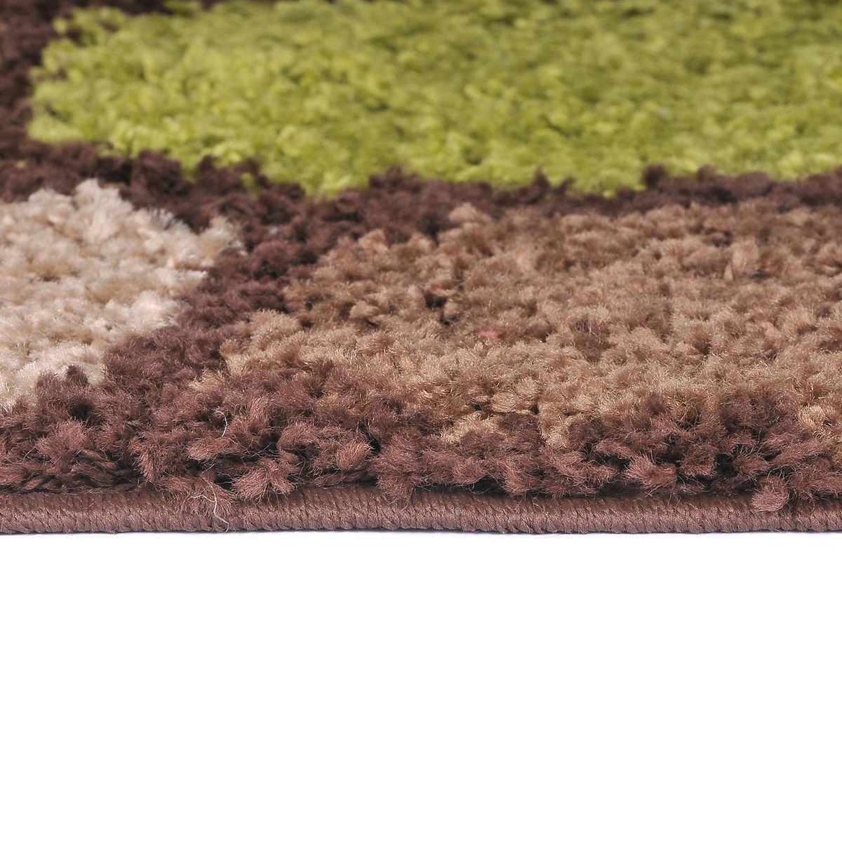 MASHINI - Alfombra Shaggy 150x200 cm Polipropileno Multicolor