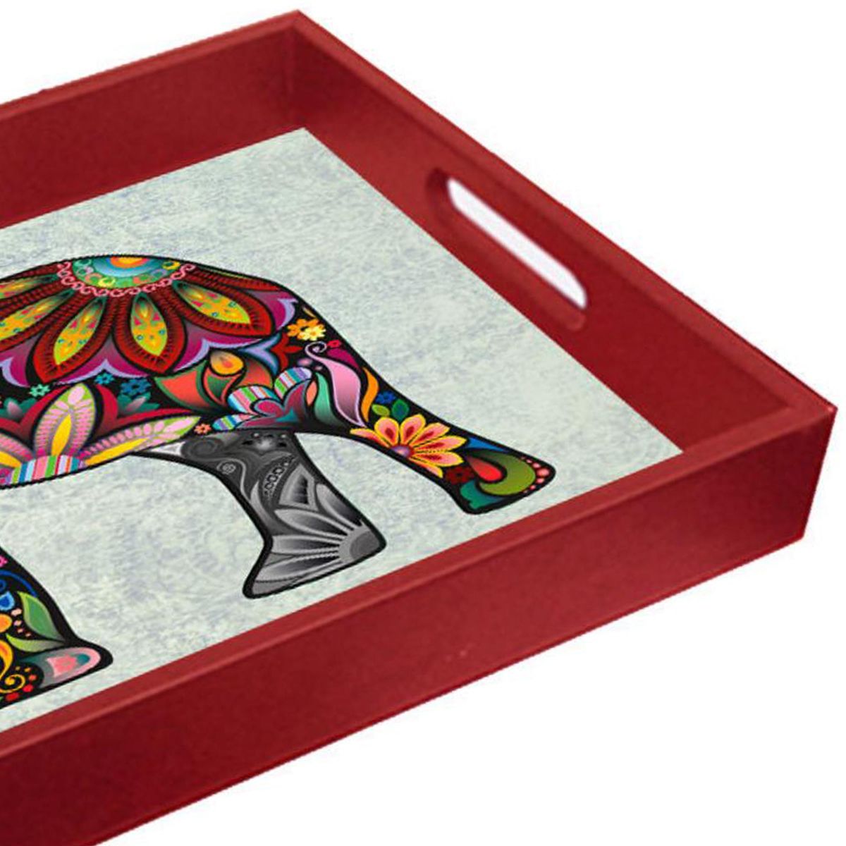 JUST HOME COLLECTION - Bandeja 34x52 cm elefante