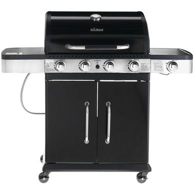 Parrilla a Gas 4 Quemadores + Quemador Lateral