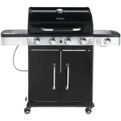 MR BEEF - Parrilla a Gas 4 Quemadores + Quemador Lateral