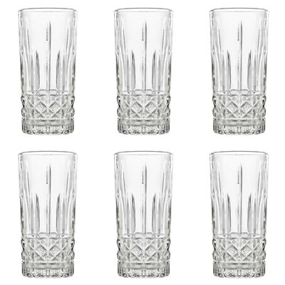 Imagen 2 del producto Set 6 Vasos Altos de Vidrio 385 ml Transparente