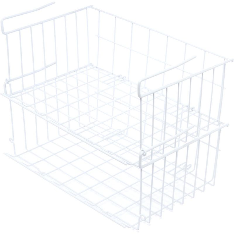 MAGLA - Canasto Organizador 28x15x42 cm Blanco