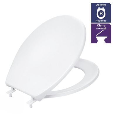 Asiento Wc comodor blanco
