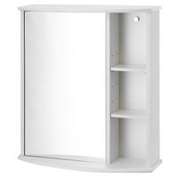 Botiquín Para Baño Con Espejo 58X66X22 Cm