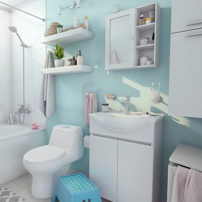 Imagen 2 del producto Botiquín Para Baño Con Espejo 45X52X16 Cm