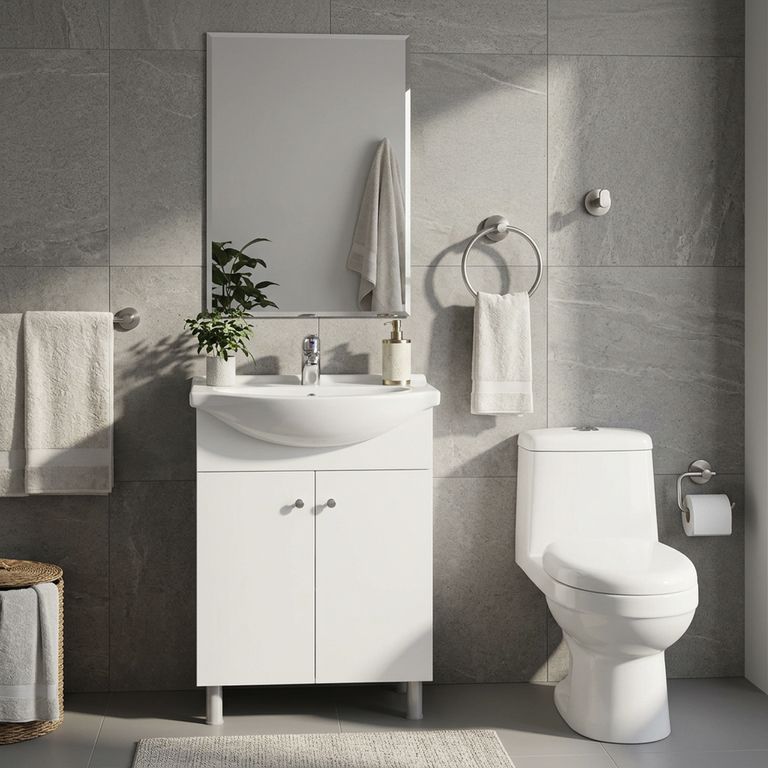 Kit vanitorio nantes 60x86x43 cm