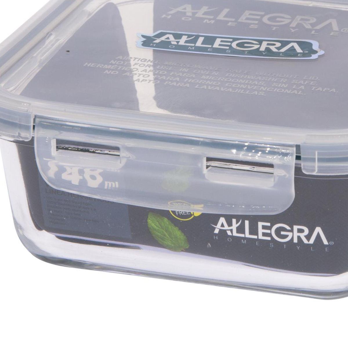 ALLEGRA - Contenedor de Alimento Vidrio 380 ml
