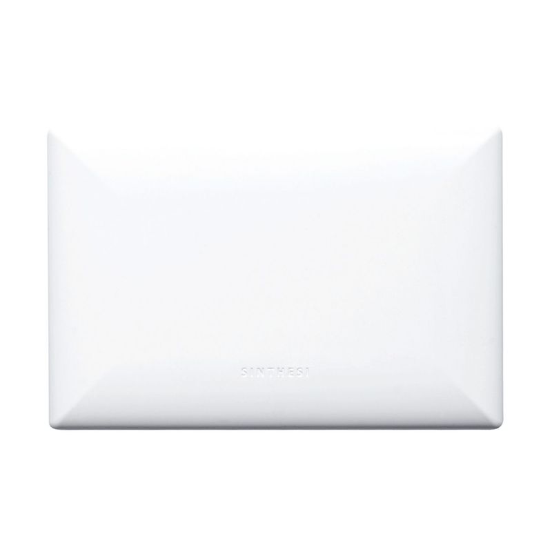 SINTHESI - Placa ciega con soporte S17 blanco