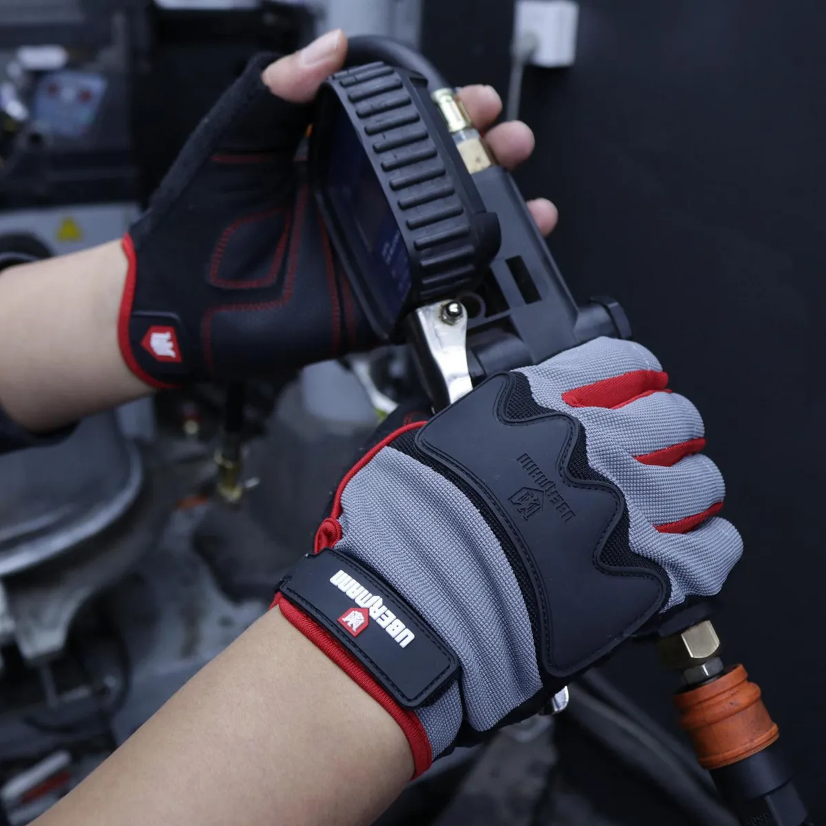 UBERMANN - Guante Pro Impacto Mecánico L