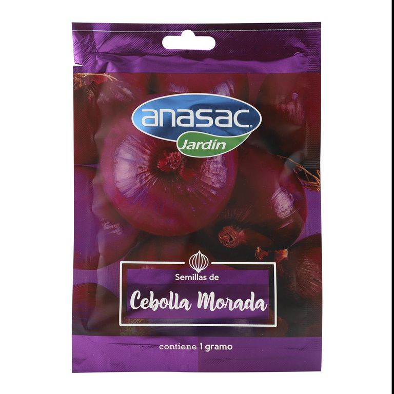 Semilla de Hortaliza Cebolla Morada 1 gr Sachet