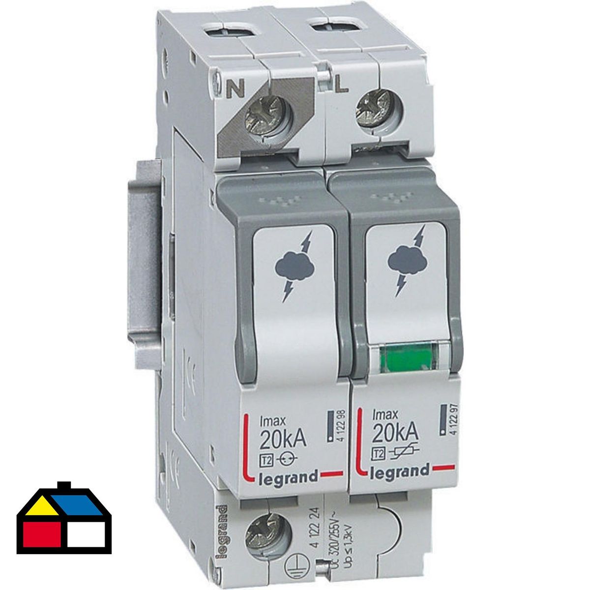 BTICINO - Limitador de sobretensión 2p