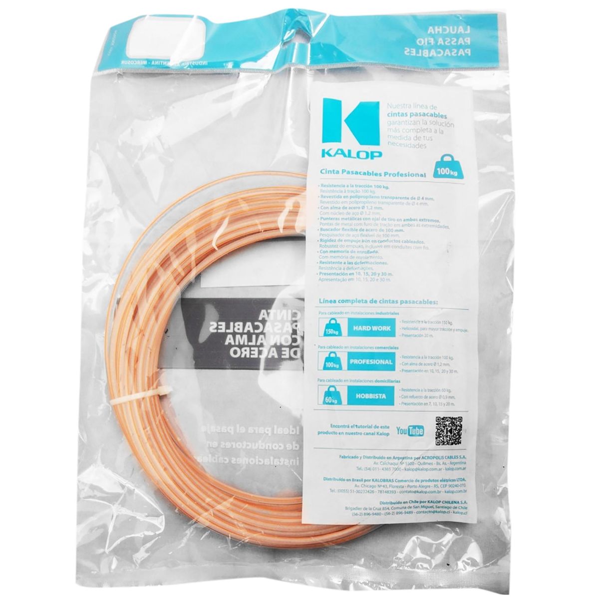 KALOP - Pasacable Eléctrico 20 Metros