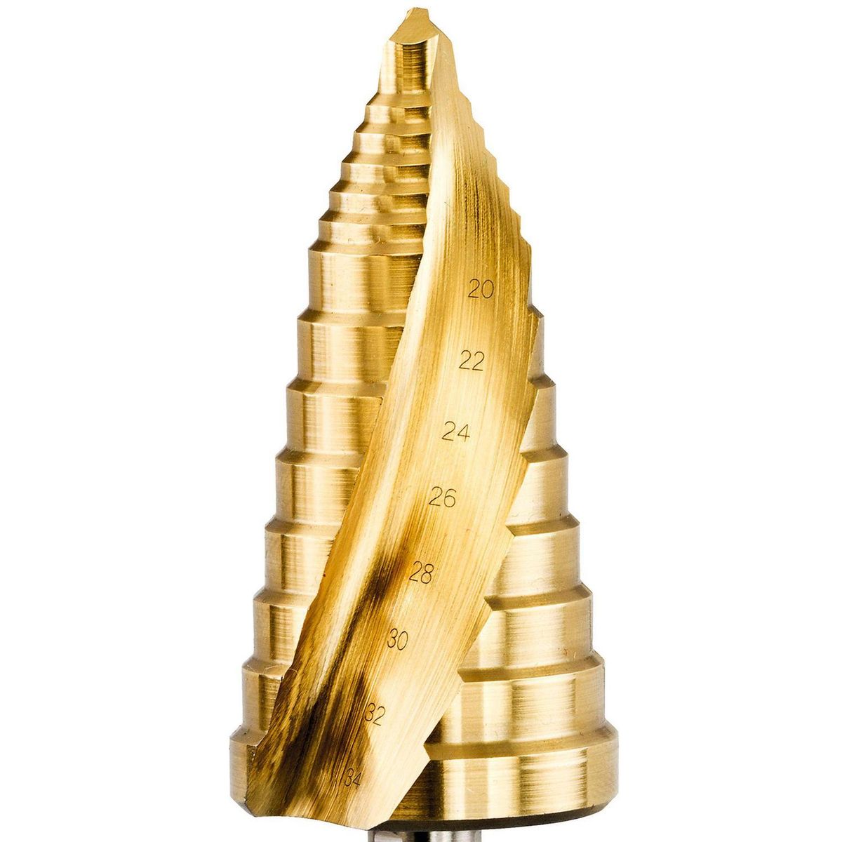 DEWALT - Broca escalonada 20,22,24,26,28,30,32,34mm.