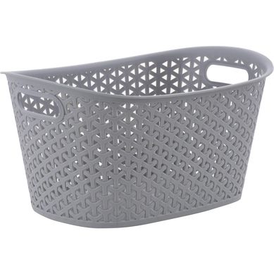 Canasta ratn 36x26x18,5 cm Gris