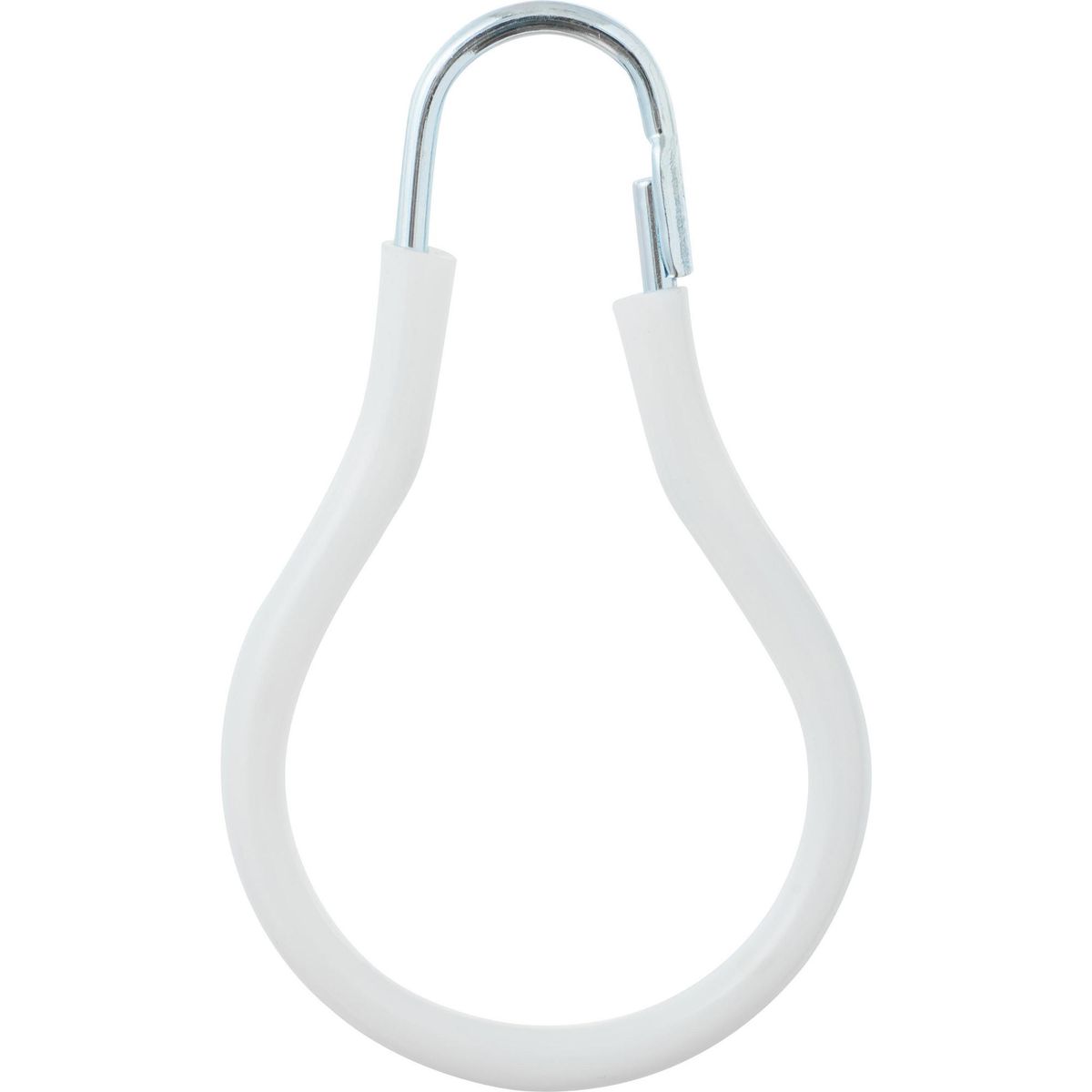 ERG - Set de ganchos para cortina de baño 12 unidades blanco