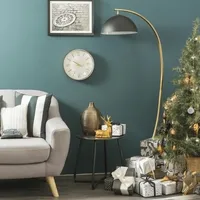 Lámpara de Pie Bissen Negro 35x160 cm