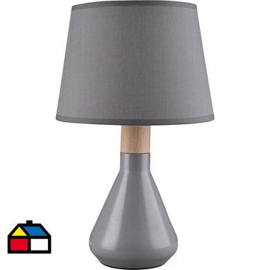 Lmpara de mesa Harlow 1 L E14 gris