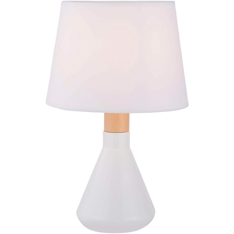 JUST HOME COLLECTION - Lámpara Mesa Touch Harlow Blanco 30 W 13x38 cm