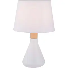 JUST HOME COLLECTION - Lámpara Mesa Touch Harlow Blanco 30 W 13x38 cm