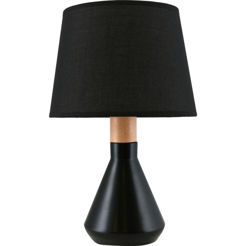 JUST HOME COLLECTION - Lámpara Mesa Touch Harlow Negro 13x38 cm
