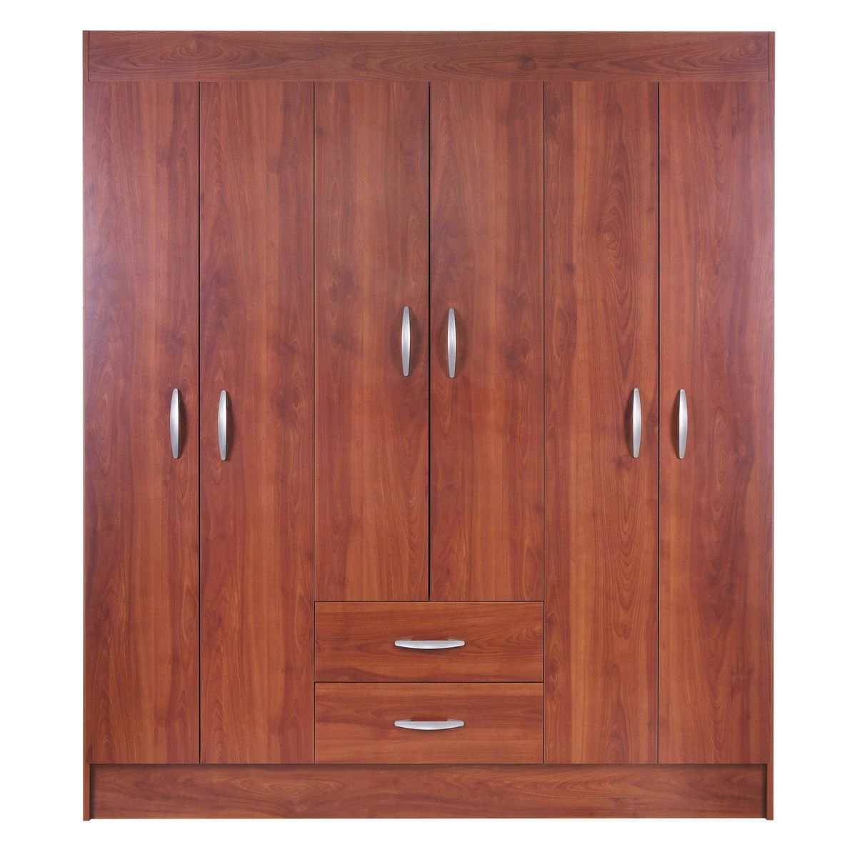 CIC - Clóset 6 Puerta(s) 156x178x46,5 cm Cerezo