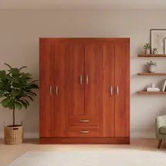 CIC - Clóset 6 Puerta(s) 156x178x46,5 cm Cerezo