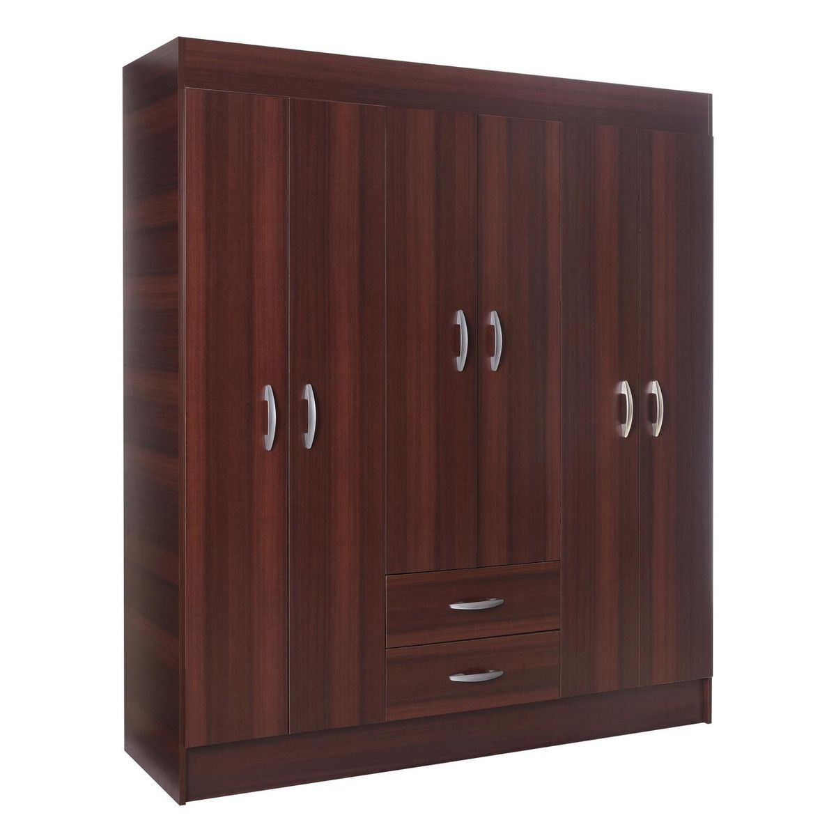 CIC - Clóset 6 Puerta(s) 156x178x46,5 cm Chocolate